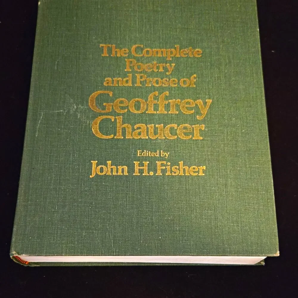 The Complete Poetry & Prose of Geoffrey Chaucer HC John H. Fisher Holt 1977
